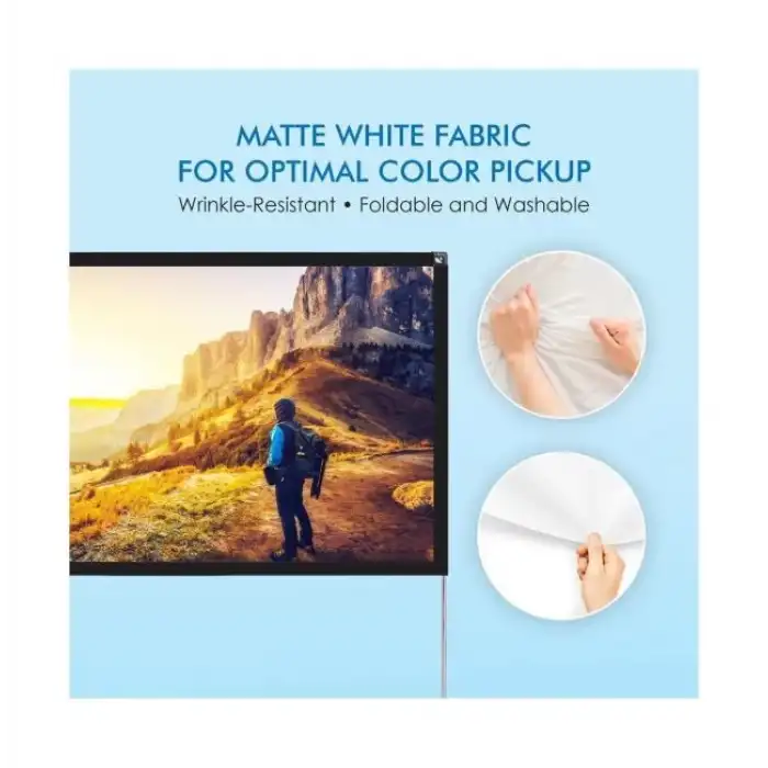 Pyle Outdoor 120 Taşınabilir Projektör Perdesi