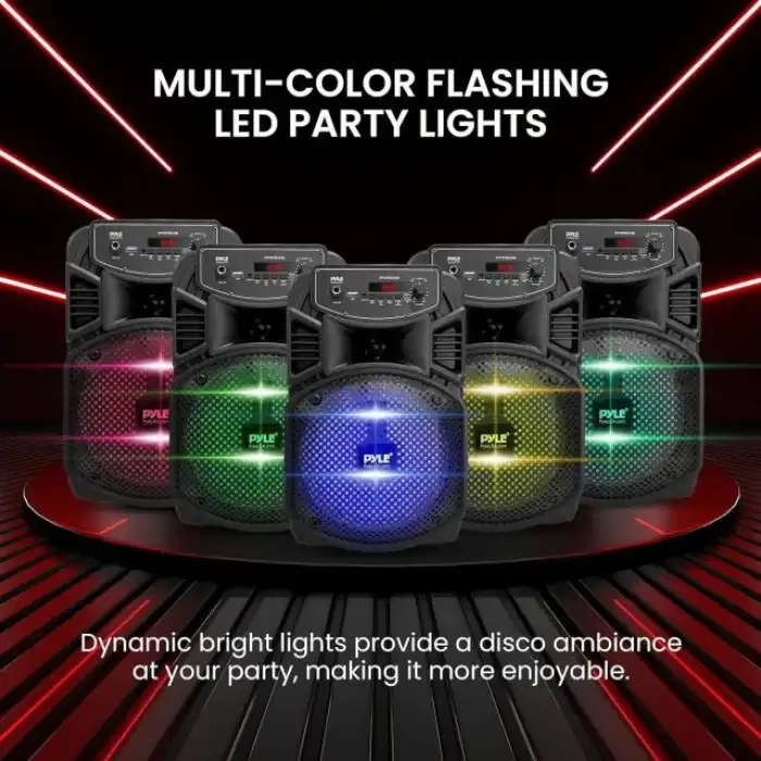 Pyle Taşınabilir Bluetooth PA Hoparlör Sistemi-300W