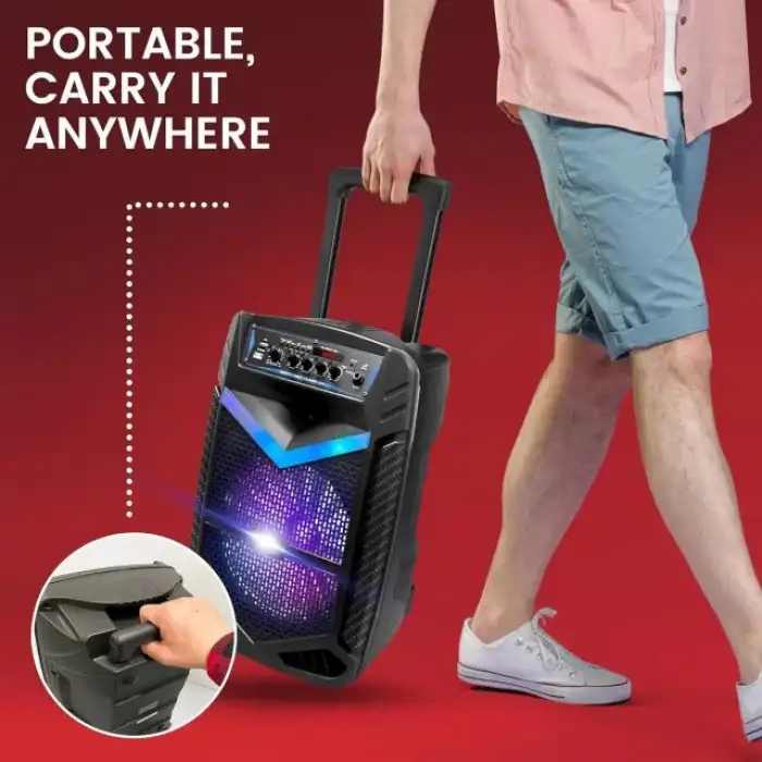 Pyle Taşınabilir Bluetooth PA Hoparlör Sistemi - 600W