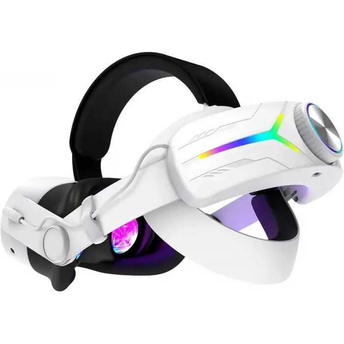 QWOS Kafa Bandı RGB Comfort Pil 12000mAh Quest 3S İçin (Sadece Aksesuar)