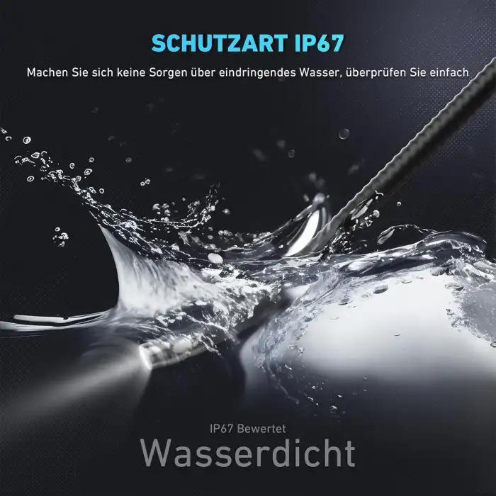 Ralcam 210° Eklemli Boroskop Endoskop Kamerası 4.3 Inc - 6.2mm - 1m Kablo