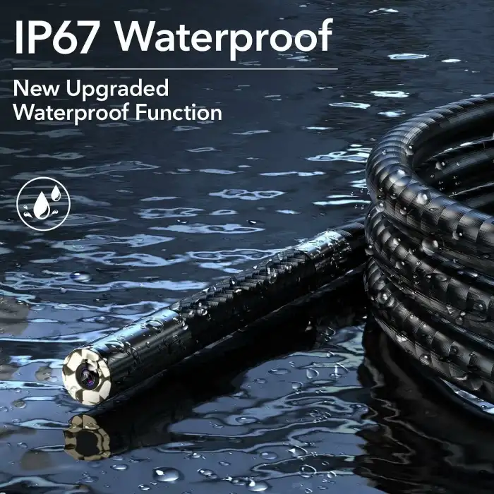 Ralcam 360 Derece Kumanda Kolu Eklemli Borescope 6.2mm Su Geçirmez - 1m