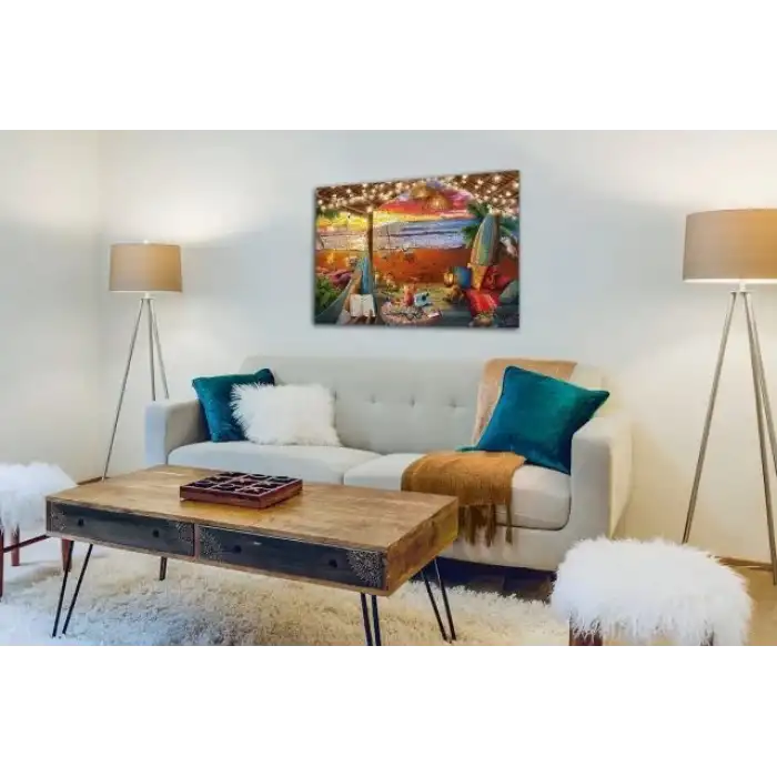 Ravensburger Cosy Cabana 500 PC Yapboz Büyük Format - 16795