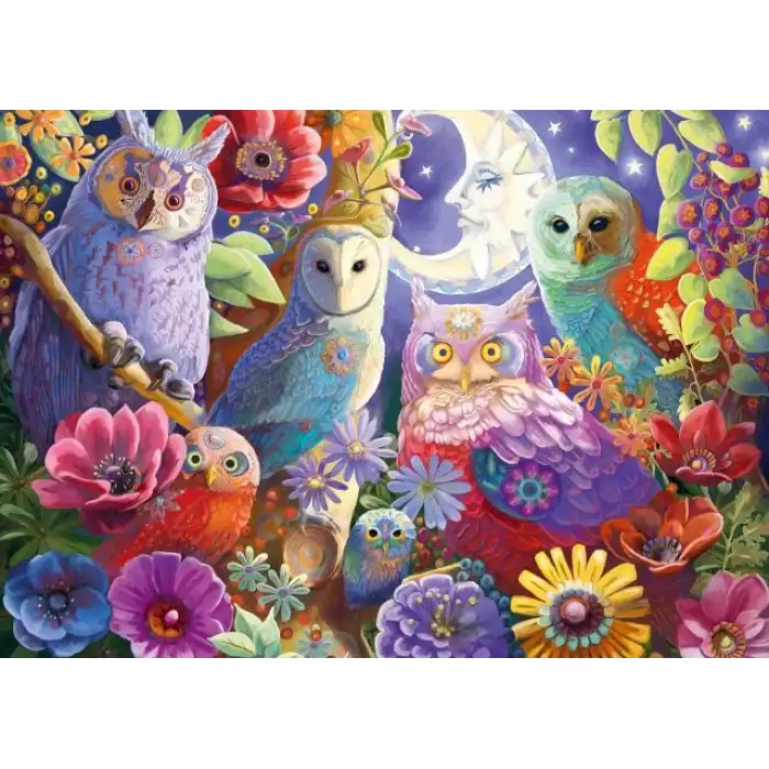 Ravensburger Gece Kuşu Hoot 300 Parça Puzzle - 17466 -