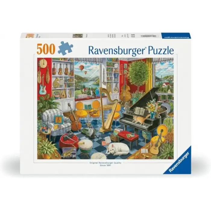 Ravensburger Müzik Odası 500 Parça Yapboz - 16836