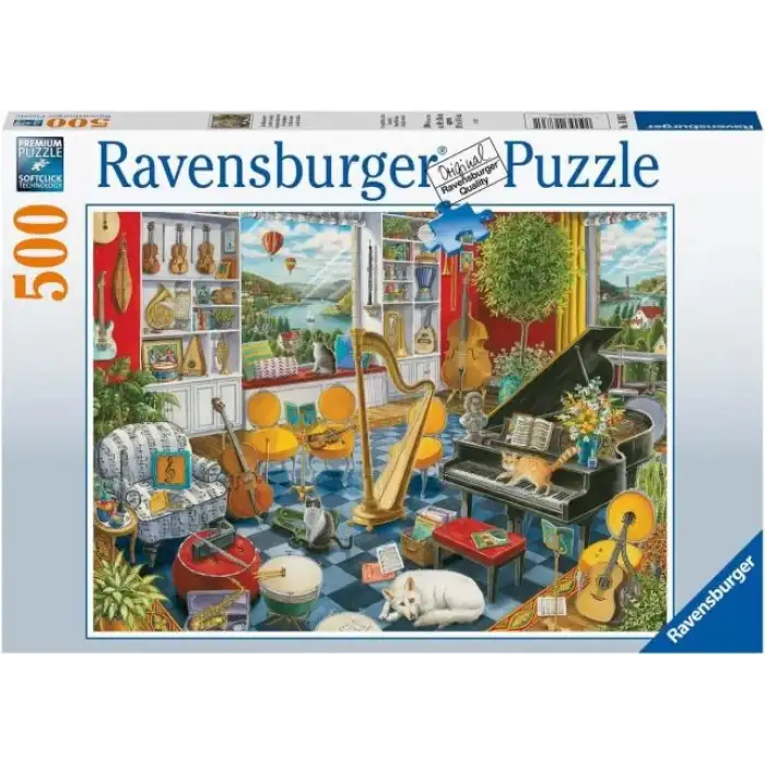 Ravensburger Müzik Odası 500 Parça Yapboz - 16836