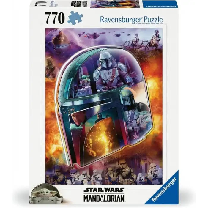 Ravensburger Star Wars The Mandalorian: Helmet 770 Parça Puzzle