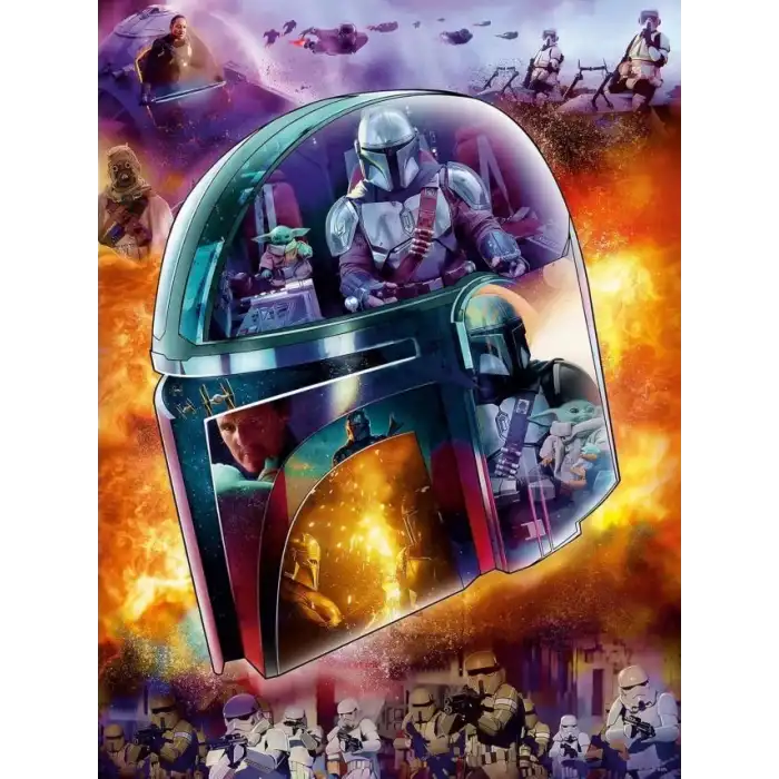 Ravensburger Star Wars The Mandalorian: Helmet 770 Parça Puzzle