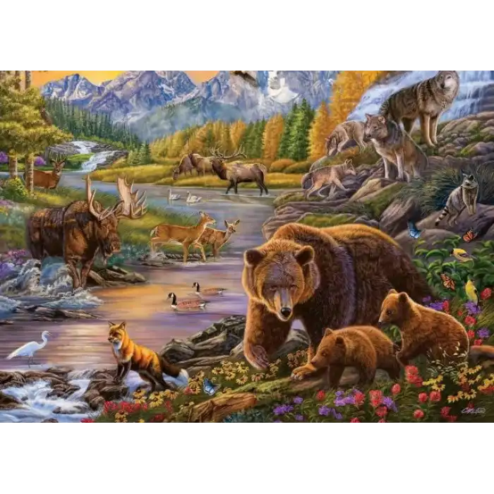 Ravensburger Wilderness 500 Parça Büyük Yapboz - 16790