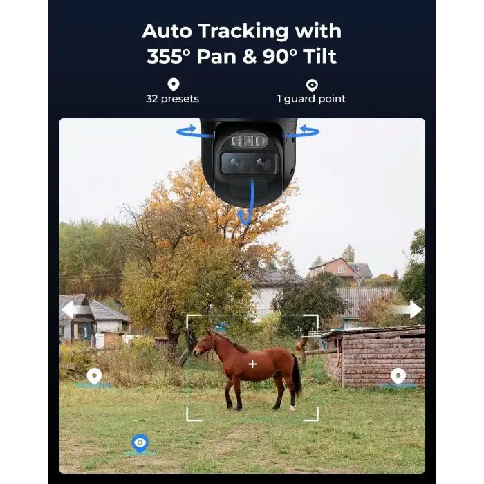 REOLINK 4G Hücresel Güvenlik Kamerası Dış Mekan, WiFi Gerekmez