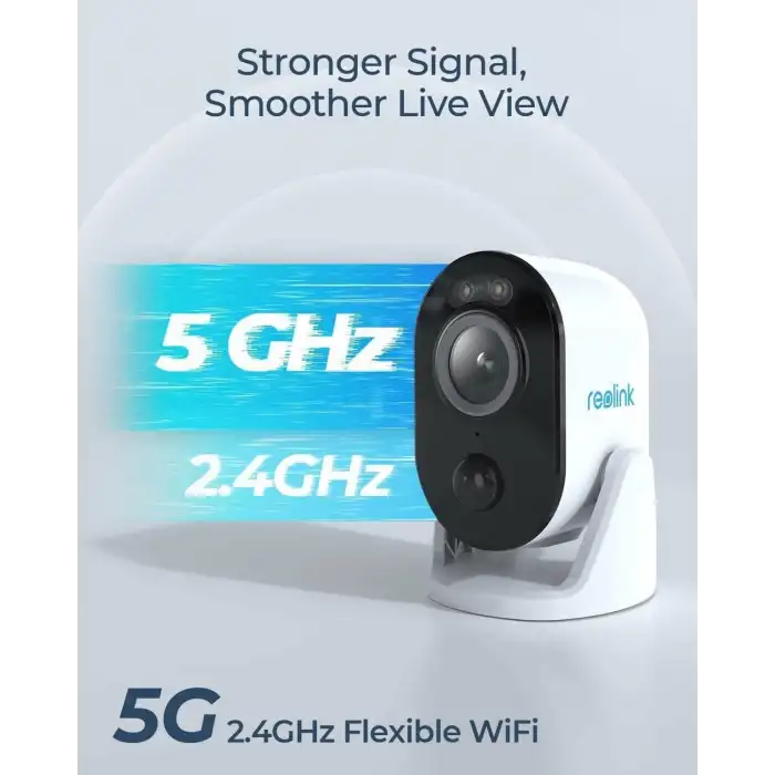 REOLINK 5Ghz Güvenlik Kameraları Dış Mekan Kablosuz WiFi