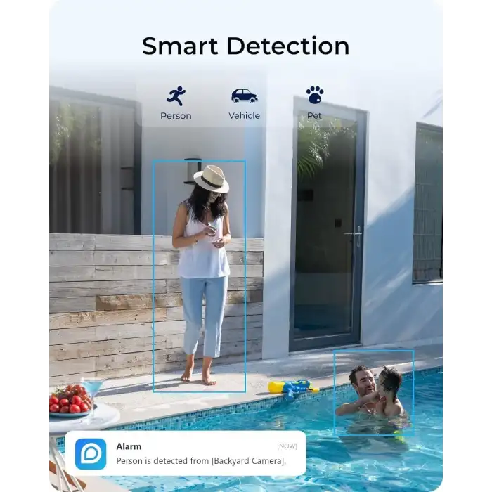 Reolink Argus Eco Ultra, Dış Mekan Kablosuz Solar Kamera, 4K Güvenlik Kamerası