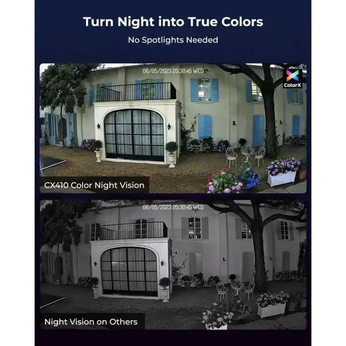 Reolink CX410 F1.0 Diyafram Açıklığına Sahip 2K PoE Güvenlik Kamerası Dış Mekan