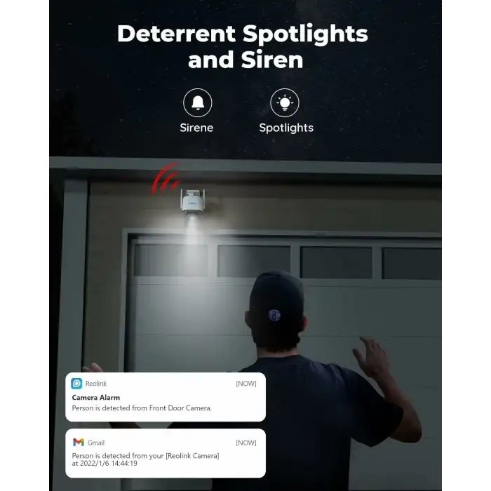 REOLINK Güvenlik Kameraları Kablosuz Dış Mekan, 360 Derece