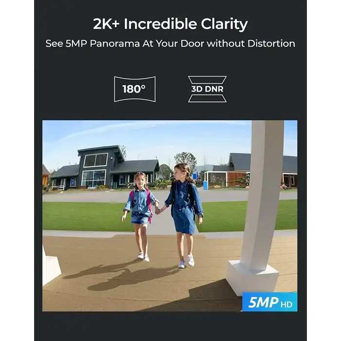 Reolink Kapı Zili Kamerası, Akıllı WiFi Görüntülü Kapı Zili