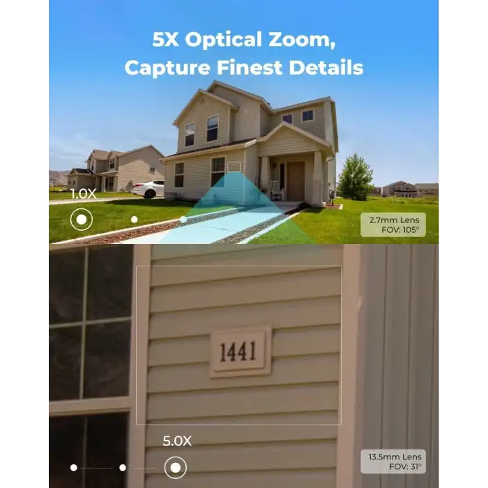 Reolink RLC-811A PoE IP Güvenlik Kamerası 4K - 123 Derece FoV