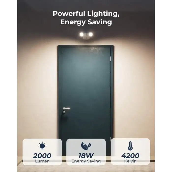 REOLINK Uzaktan Kumandalı Dış Mekan Güvenlik Işıkları