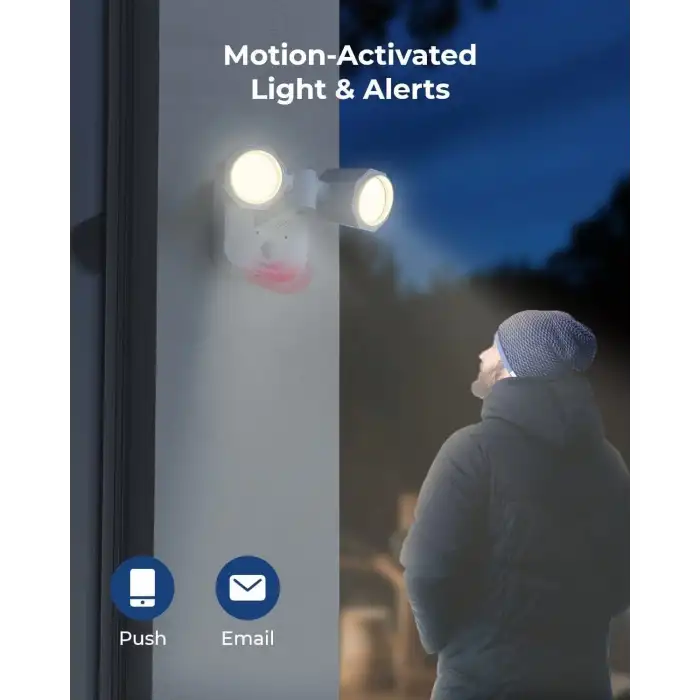 REOLINK Uzaktan Kumandalı Dış Mekan Güvenlik Işıkları