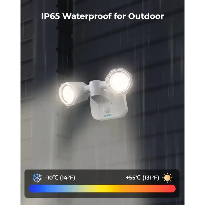 REOLINK Uzaktan Kumandalı Dış Mekan Güvenlik Işıkları