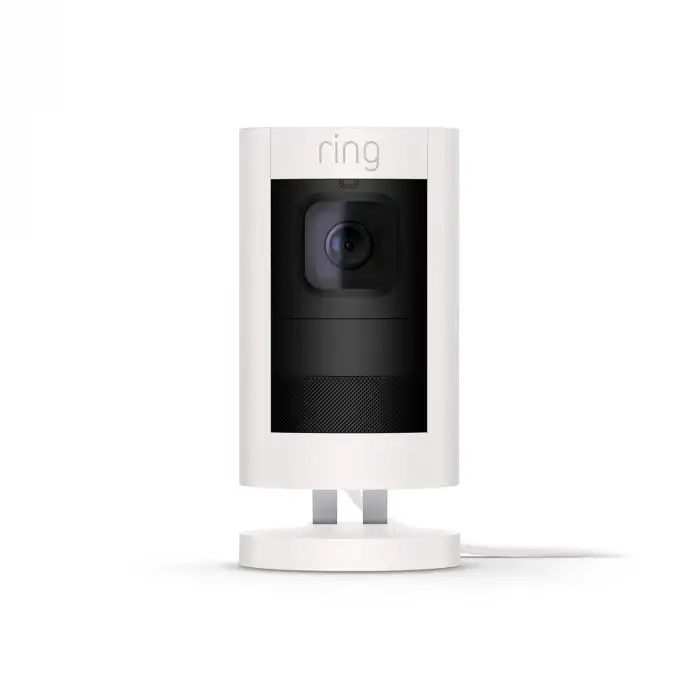 Ring Stick Up Cam Elite, İç/Dış Mekan Güçlü HD Güvenlik Kamerası - Beyaz