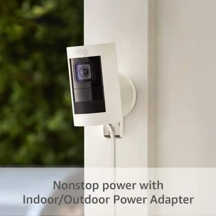 Ring Stick Up Cam Elite, İç/Dış Mekan Güçlü HD Güvenlik Kamerası - Beyaz