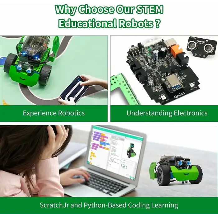 Robobloq Q-Scout STEM Projeleri - Kodlama Robotu