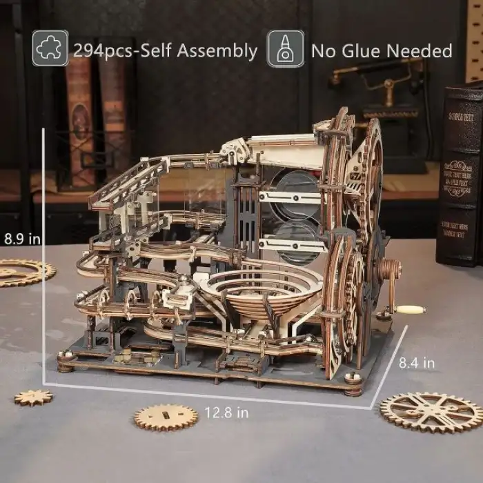 Robotime 3D Ahşap Puzzle Mekanik Dişli Model