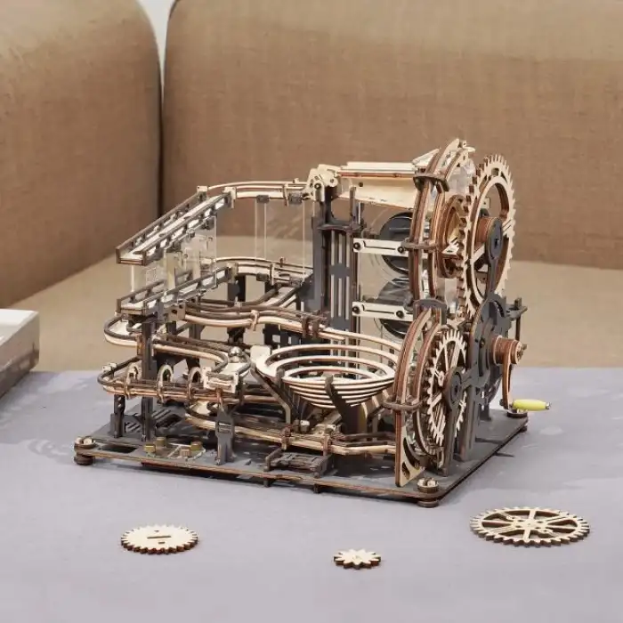 Robotime 3D Ahşap Puzzle Mekanik Dişli Model