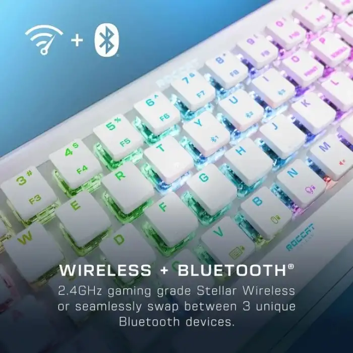 ROCCAT Pro Tenkeyless Lineer Optik Titan Switch PC Oyun Klavyesi