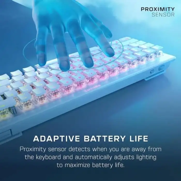 ROCCAT Pro Tenkeyless Lineer Optik Titan Switch PC Oyun Klavyesi