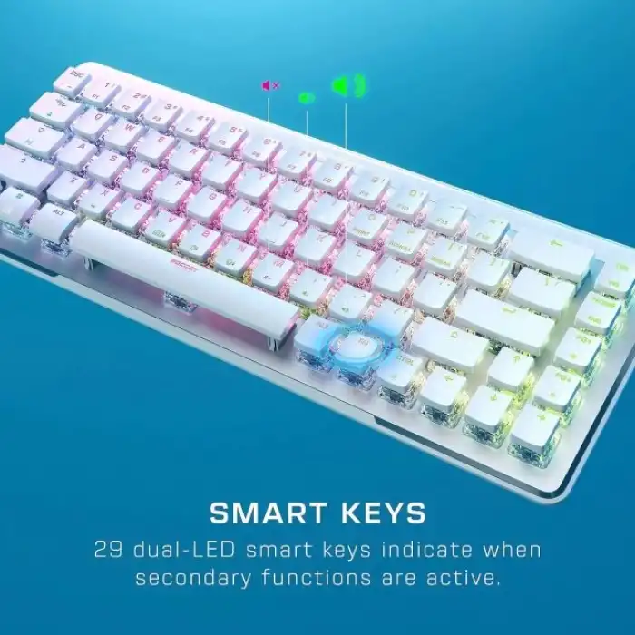 ROCCAT Pro Tenkeyless Lineer Optik Titan Switch PC Oyun Klavyesi