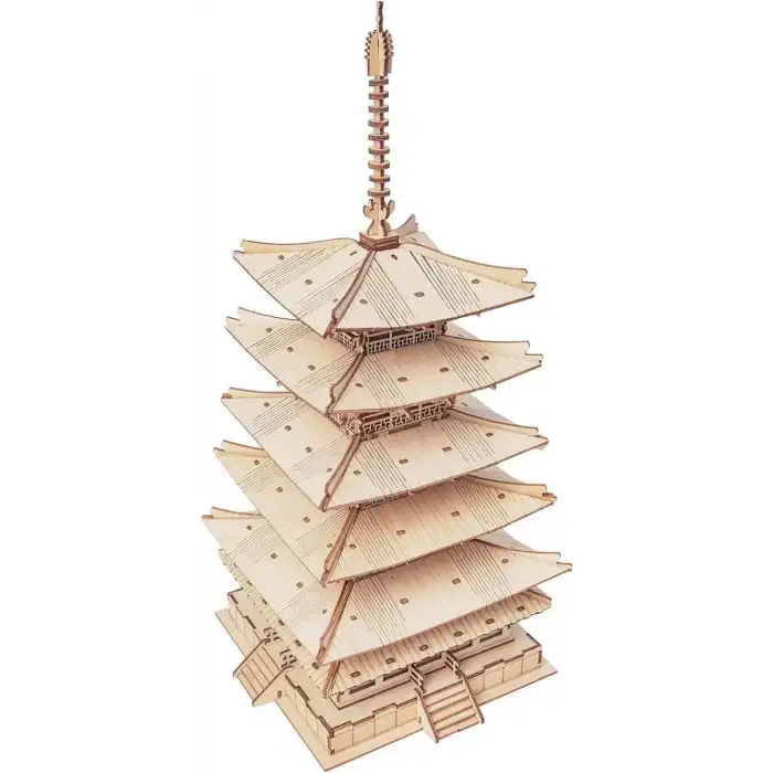 Rolife 3D Ahşap Yapbozlar Tapınak Yapı Seti - 275 Parça