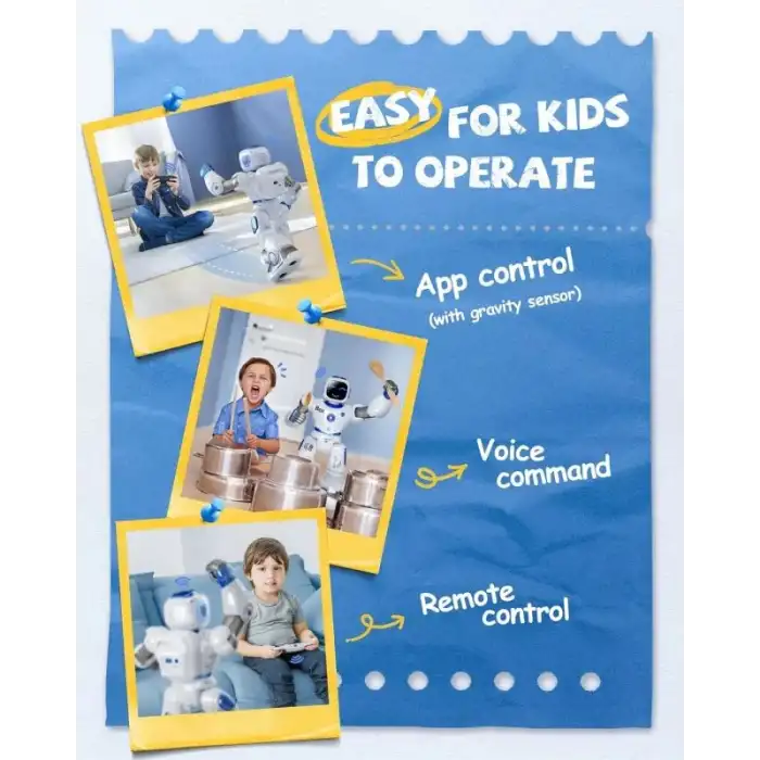 Ruko 1088 Çocuklara Yönelik Akıllı Robot - Mavi