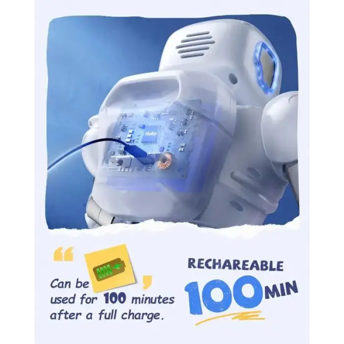 Ruko 1088 Çocuklara Yönelik Akıllı Robot - Mavi