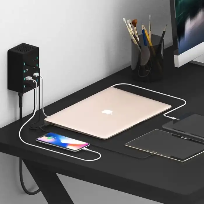 SABRENT 100 Watt Çoklu Bağlantı Noktalı USB Hızlı Şarj Cihazı (AX-ADPD)