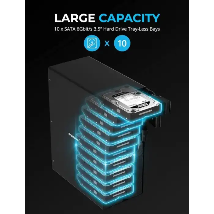 SABRENT USB SATA Çoklu Yuvalı Harici Sabit Sürücü Bağlantı İstasyonu (EC-DSK2)