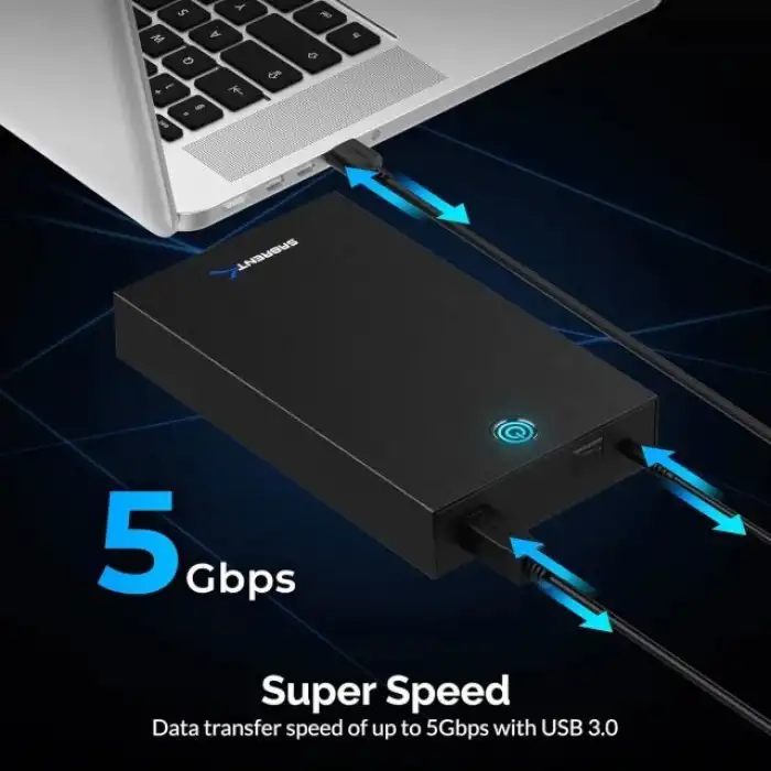 SABRENT USB 3.0 - SATA Harici Sabit Sürücü Lay-Flat Bağlantı İstasyonu