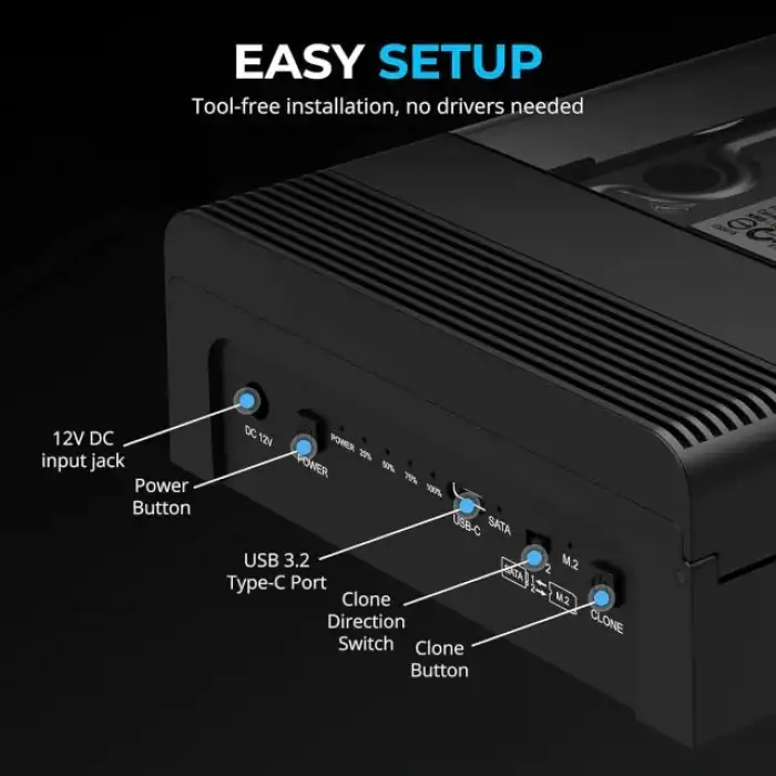 SABRENT USB 3.0 - SATA Harici Sabit Sürücü Lay-Flat Bağlantı İstasyonu