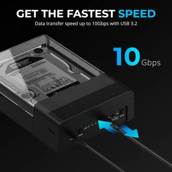 SABRENT USB 3.0 - SATA Harici Sabit Sürücü Lay-Flat Bağlantı İstasyonu