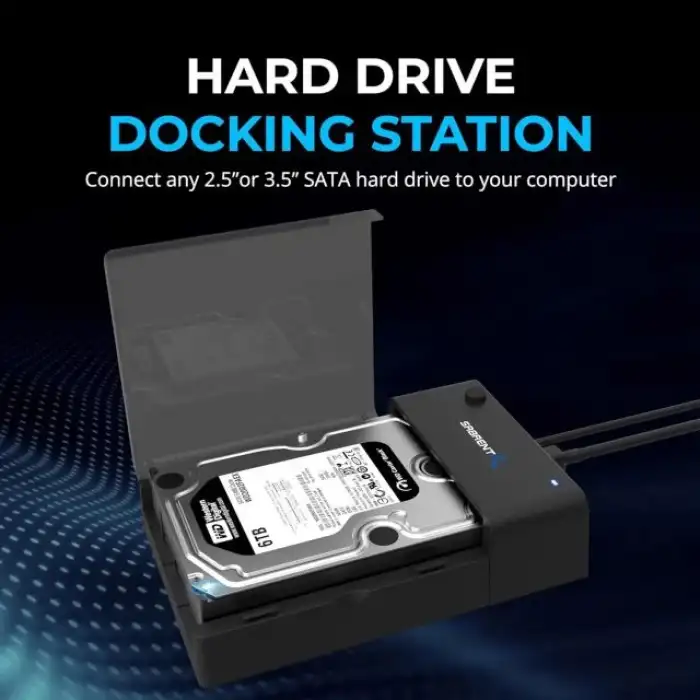 SABRENT USB 3.0 - SATA Harici Sabit Sürücü Lay-Flat Bağlantı İstasyonu