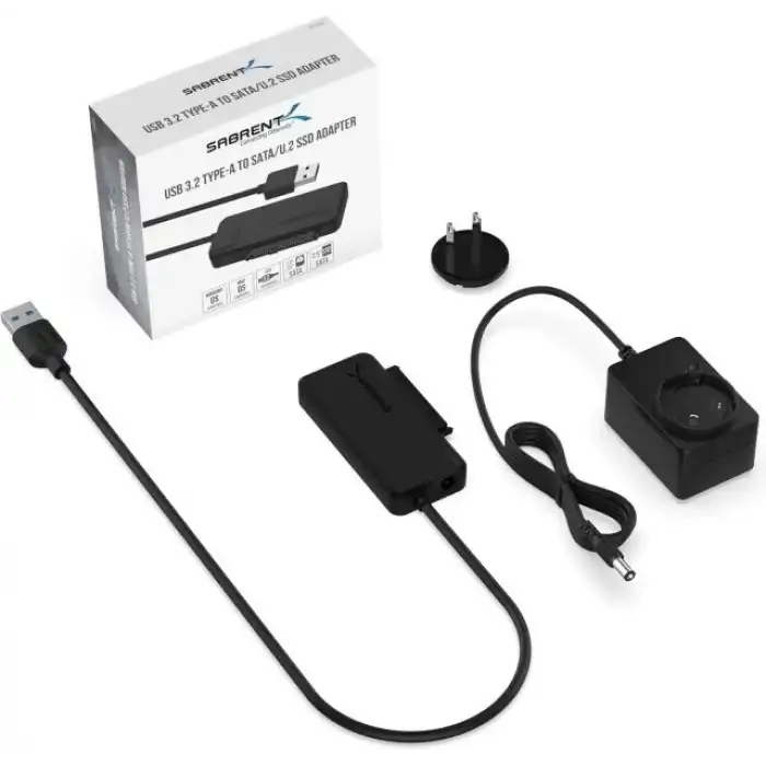 SABRENT USB 3.2 Type C M.2 PCIe NVMe + 2,5/3,5 İnç SSD ve HDD Dönüştürücü [DS-UCMH]