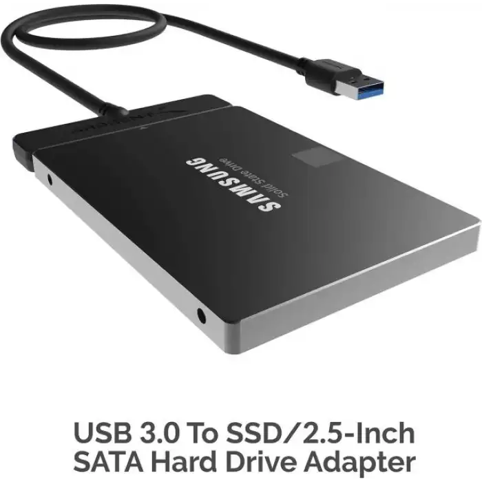 SABRENT USB 3.2 Type C M.2 PCIe NVMe + 2,5/3,5 İnç SSD ve HDD Dönüştürücü [DS-UCMH]