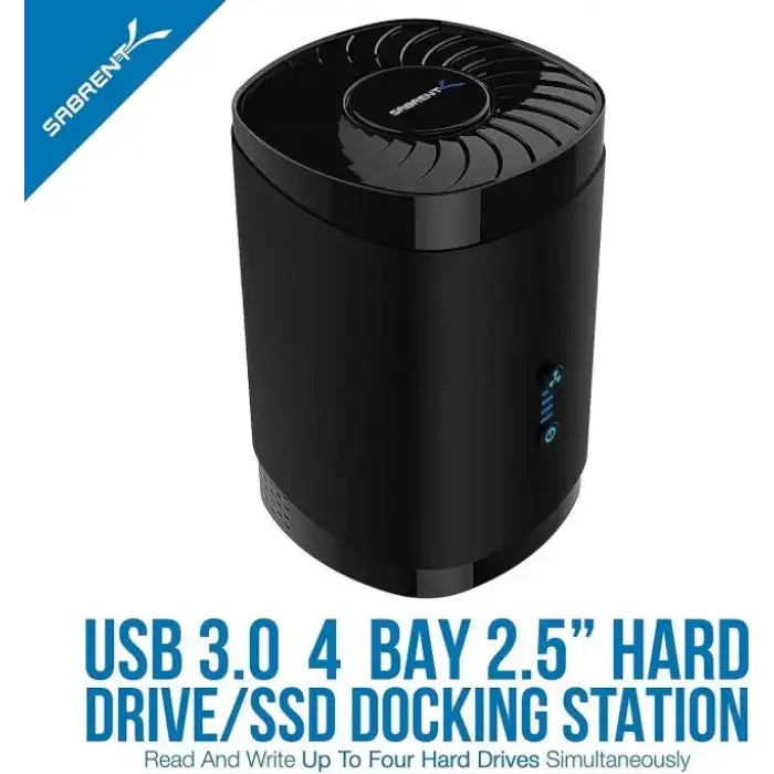SABRENT USB C Bağlantı İstasyonu ve SSD ve HDD Çevrimdışı Klonlama (DS-UNHC)