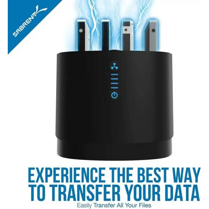 SABRENT USB C Bağlantı İstasyonu ve SSD ve HDD Çevrimdışı Klonlama (DS-UNHC)