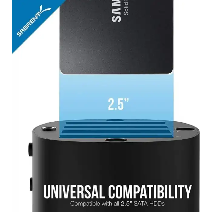 SABRENT USB C Bağlantı İstasyonu ve SSD ve HDD Çevrimdışı Klonlama (DS-UNHC)