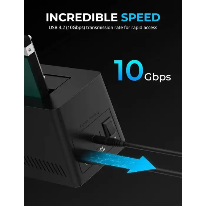 SABRENT USB Fanlı Sabit Sürücü/SSD Bağlantı İstasyonu (DS-4SSD)