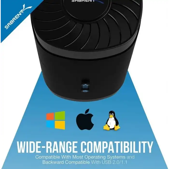 SABRENT USB Fanlı Sabit Sürücü/SSD Bağlantı İstasyonu (DS-4SSD)