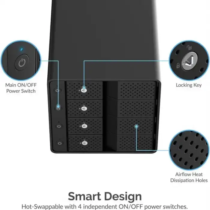 SABRENT USB SATA Çoklu Yuvalı Harici Sabit Sürücü Bağlantı İstasyonu (EC-DSK2)