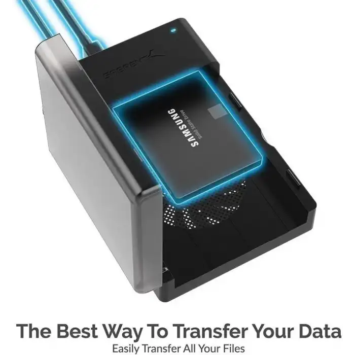 SABRENT USB SATA Harici Sabit Disk Soğutma Fanlı Lay Düz Yerleştirme İstasyonu