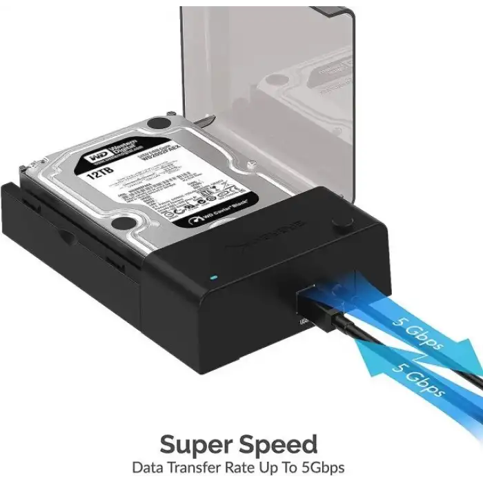 SABRENT USB SATA Harici Sabit Disk Soğutma Fanlı Lay Düz Yerleştirme İstasyonu